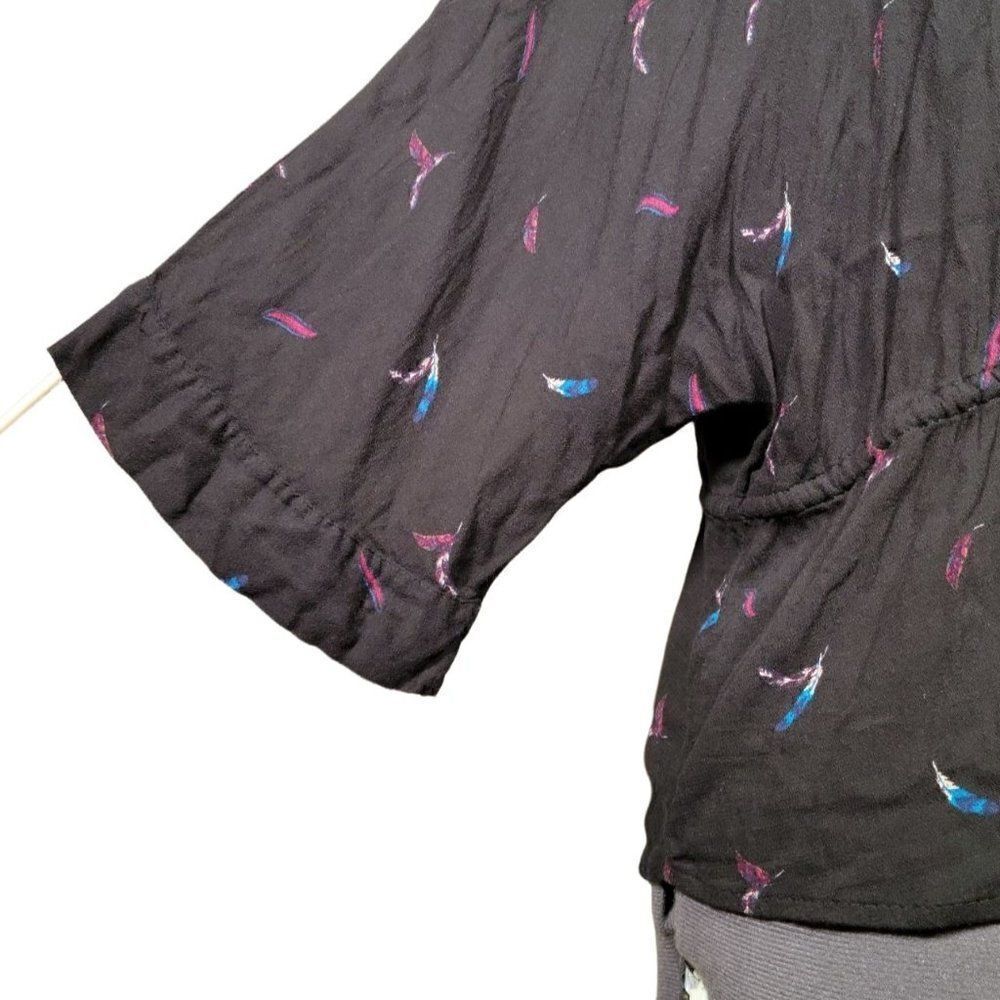 ExpressâBlackâDrawstring OverâShirtâSzâXS - Picture 6 of 9